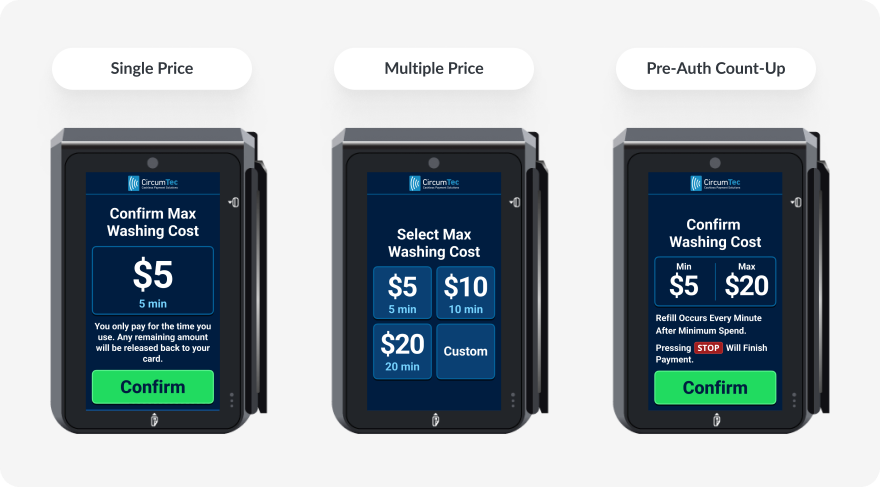 Three Payment Modes for the Unattended Payment Experience for Self-Service Wand Car Wash