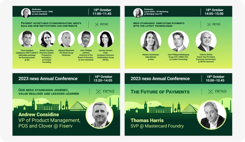 Panel-Discussion Presentation Design for the Nexo Annual Conference 2023