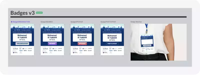 Design of the Badges for the Nexo Annual Conference 2024