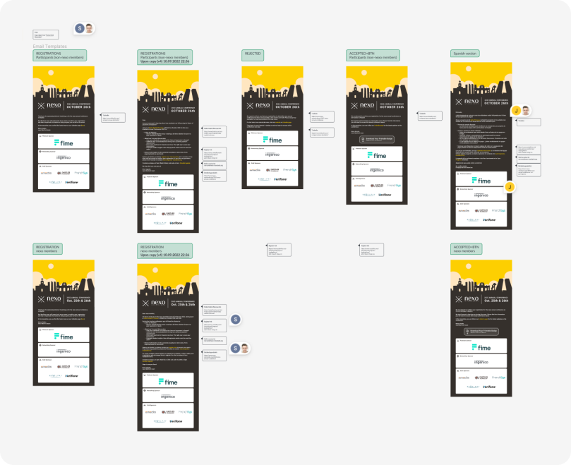 Example of Agenda slider.