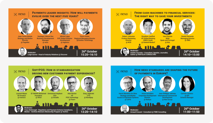 Example of Agenda slider.