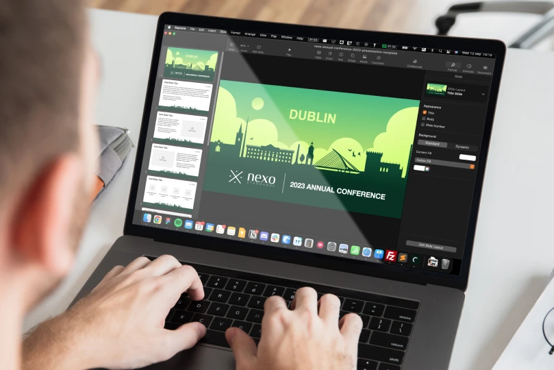 PowerPoint Template for the Nexo Standards Annual Conference 2023