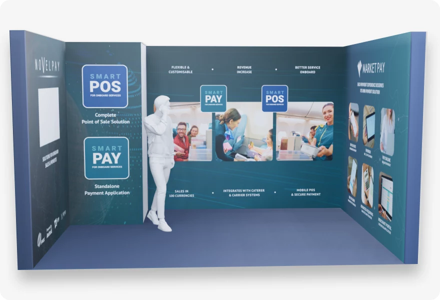 Booth Design for World Travel Catering Expo 2022