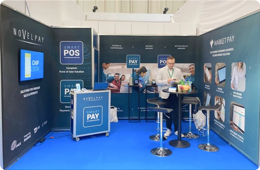 Photo of our Booth Design for World Travel Catering & Onboard Services 2023