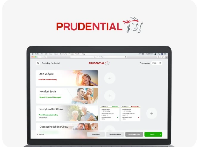 Project thumbnail of Pre-Sales App for Prudential Polska