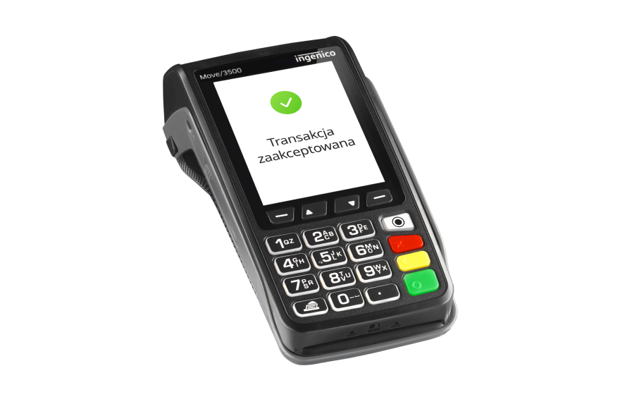 Sample mockup of POS App for Move/3500 Device