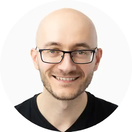 A portrait of Łukasz Sikorski